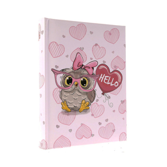Фотоальбом 10x15см 200 фото GEDEON B46200S HELLO OWL PINK