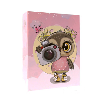 Фотоальбом 10x15см 304 фото GEDEON DPH46304/2 CAMERA OWL PINK