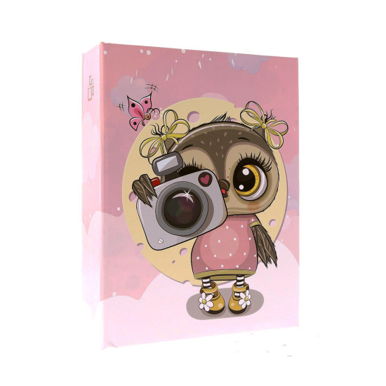 Фотоальбом 10x15см 304 фото GEDEON DPH46304/2 CAMERA OWL PINK