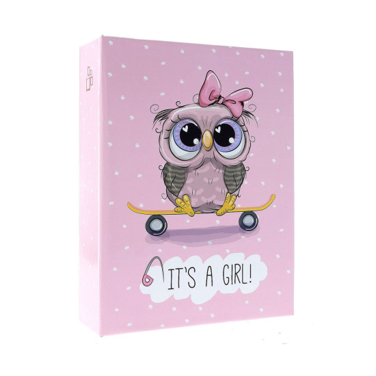 Фотоальбом 10x15см 304 фото GEDEON DPH46304/2 OWL PINK