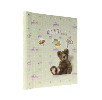 Фотоальбом самоклейка 40стор. 23x28см GEDEON DRS20 BEAR-5 grey