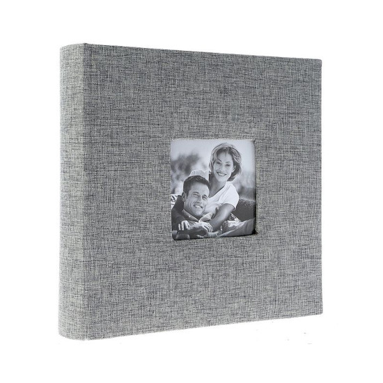 Фотоальбом 10x15см 200 фото GEDEON KD46200 FABRIC GREY