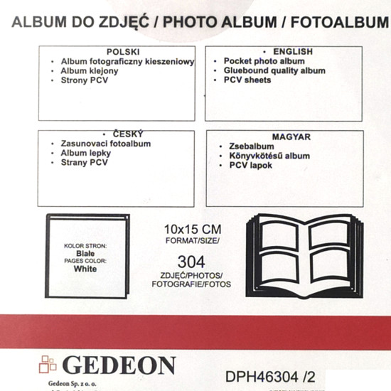 Фотоальбом 10x15см 500 фото GEDEON SB46500 ART116