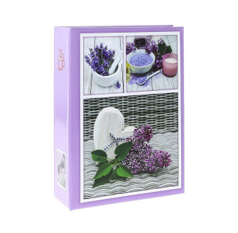 Фотоальбом 10х15см 100 фото GEDEON DPH46100 VINTAGE FLOWER lilac