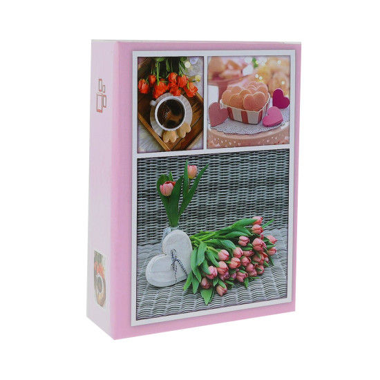 Фотоальбом 10х15см 100 фото GEDEON DPH46100 VINTAGE FLOWER pink