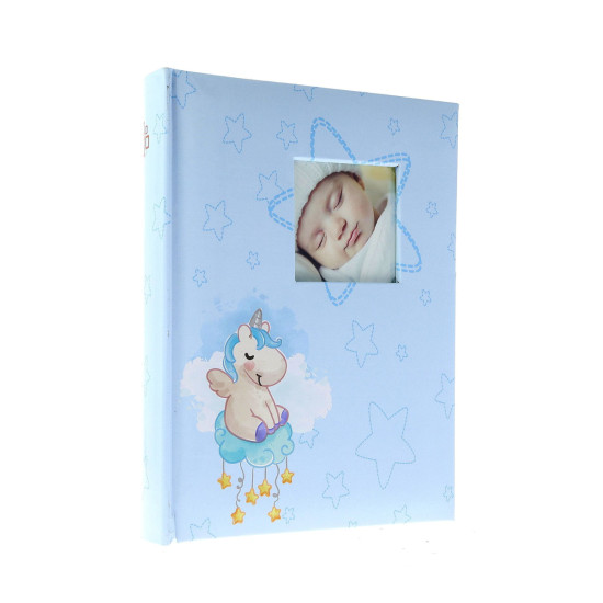 Фотоальбом 10x15см 200 фото GEDEON B46200S UNICORN BLUE