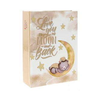 Фотоальбом 10x15см 100 фото GEDEON DPH46100 TEDDY MOON gold