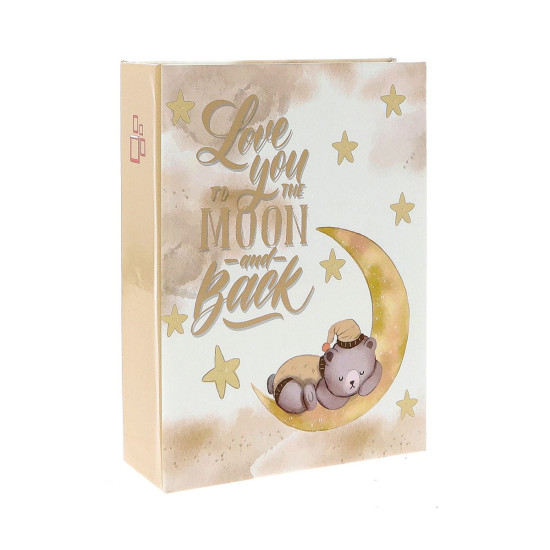 Фотоальбом 10x15см 100 фото GEDEON DPH46100 TEDDY MOON gold