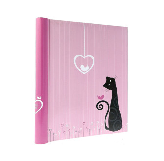 Фотоальбом самоклейка 40 стор. 23x28см GEDEON DRS20 BLACK & WHITE pink