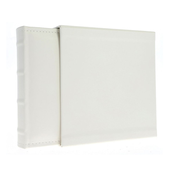 Фотоальбом 10х15см 200 фото KD46200 WHITE BOX1 у подарунковій коробці
