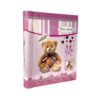 Фотоальбом самоклейка 60стор. 23x28см GEDEON DRS30 BEAR pink