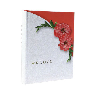 Фотоальбом 10x15см 200 фото GEDEON KD46200 WE LOVE red
