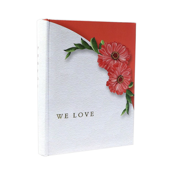 Фотоальбом 10x15см 200 фото GEDEON KD46200 WE LOVE red