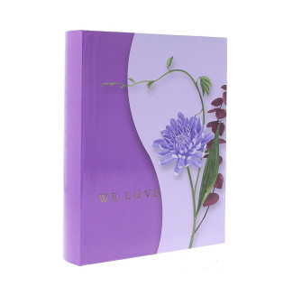 Фотоальбом 10x15см 200 фото GEDEON KD46200 WE LOVE violet