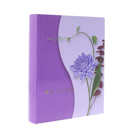 Фотоальбом 10x15см 200 фото GEDEON KD46200 WE LOVE violet