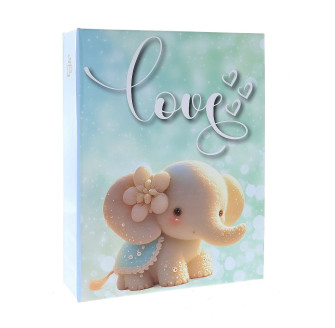 Фотоальбом 10x15см 304 фото GEDEON DPH46304/2 HEART LOVE blue