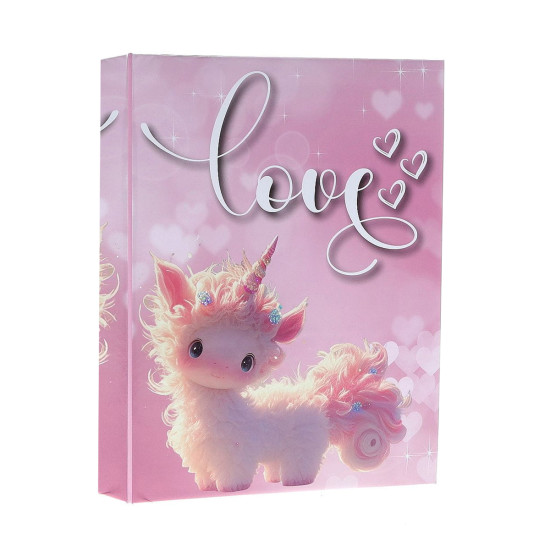 Фотоальбом 10x15см 304 фото GEDEON DPH46304/2 HEART LOVE pink