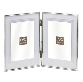 Рамка для 2 фото 10x15см EVG ONIX S15 Double Silver