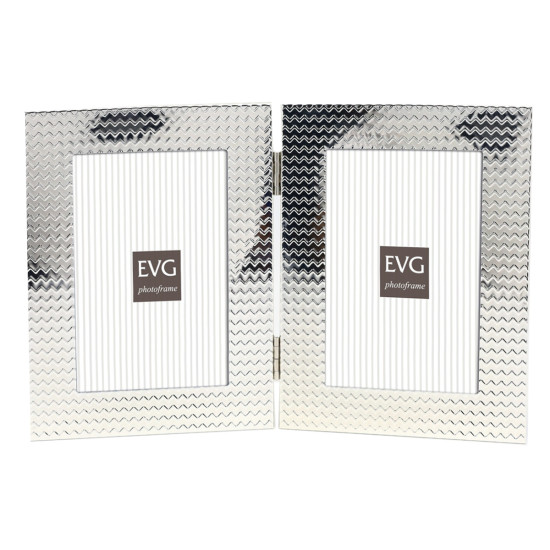 Рамка для 2 фото 10x15см EVG ONIX S16 Double Silver