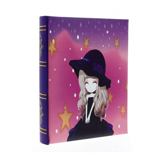 Фотоальбом для 300 фото 10x15см GEDEON KD46300/2 ANIME purple